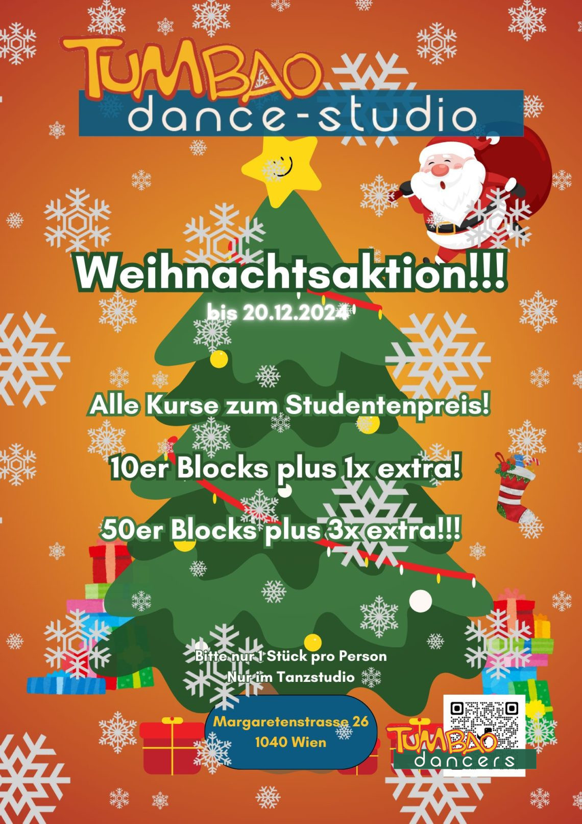 Tumbao Weihnachtsaktion